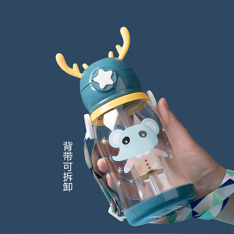 Милая кружка для питья летняя детская бутылка воды школы Мультяшные чашки с
