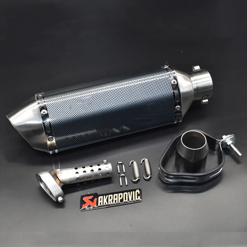 Для Akrapovic наклейки выхлопной мото rcycle глушитель escape moto выхлопные системы с db killer для kawasaki honda benelli msx125 - Цвет: stickers C