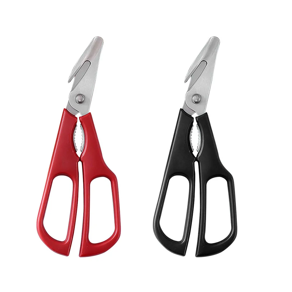 

Stainless Steel Seafood Scissors Lobster Fish Prawn Peeler Lobster Seafood Scissors Shears Snip Shells Kitchen Seafood Tools
