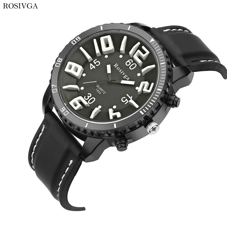 

WEESKY/1604 Men's Leather Quartz Watch Living Water Men's Watch