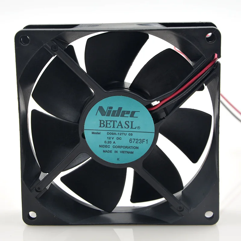 Для Nidek Nidec D09A 12Tu03 12V 0.20A92*92*25mm 9 cm инверторный охлаждающий вентилятор|Кулеры и