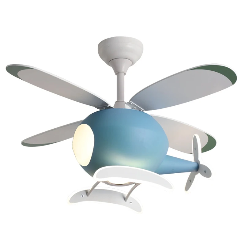 Скандинавская Светодиодная лампа для детской комнаты с потолочным вентилятором