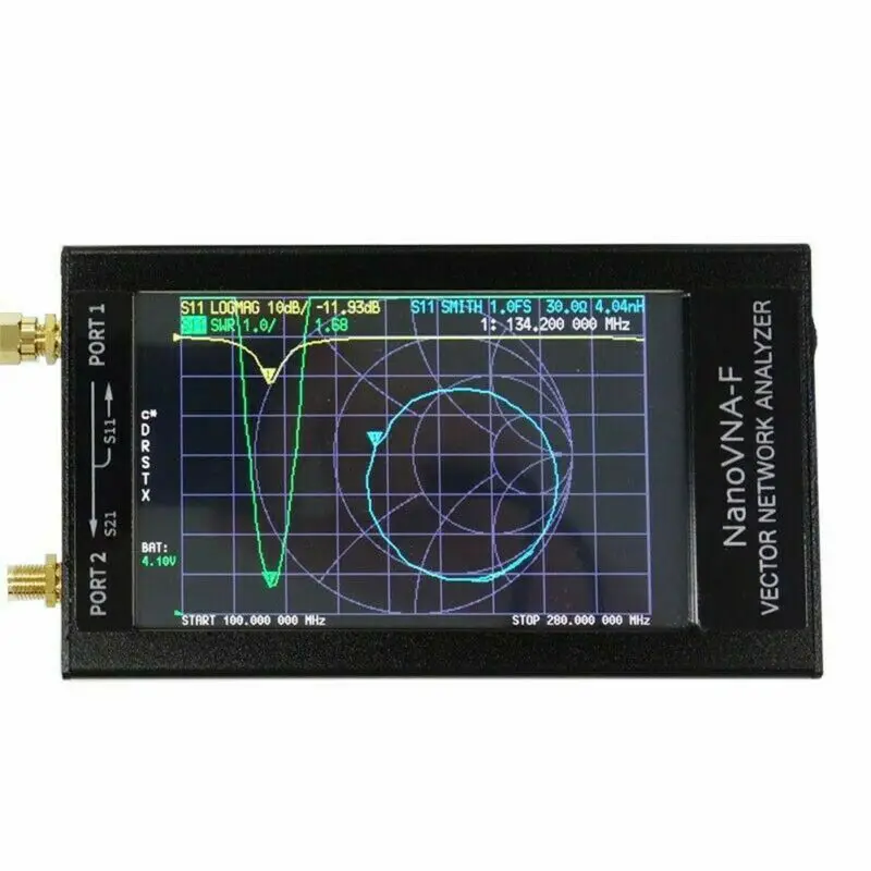 50 кГц-1000 МГц NanoVNA-F 2 8 ЖК-дисплей HF VHF UHF VNA Векторный анализатор сети |