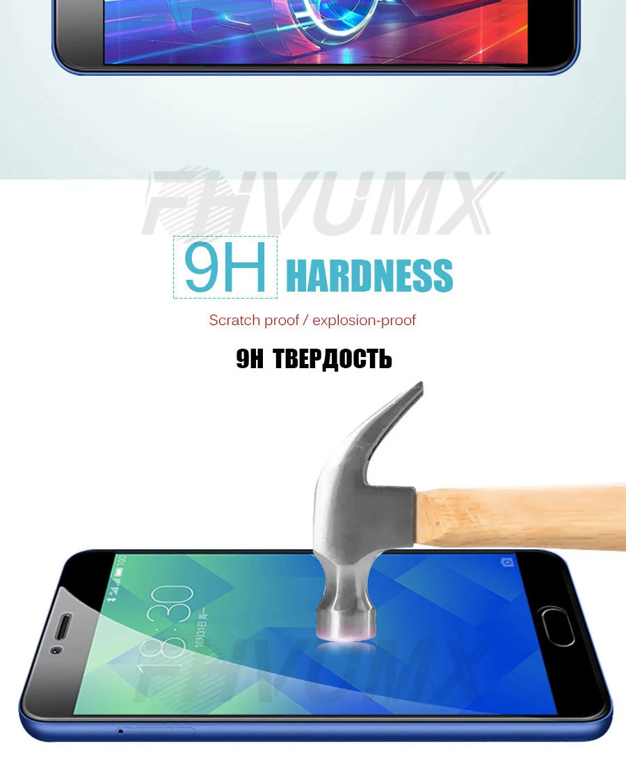 2.5D 9H Защитное стекло для Meizu M3 M5 M6 Note M6S M6T M3S M3E M5S M5C Pro 6 7 plus полное покрытие протектор экрана закаленное стекло
