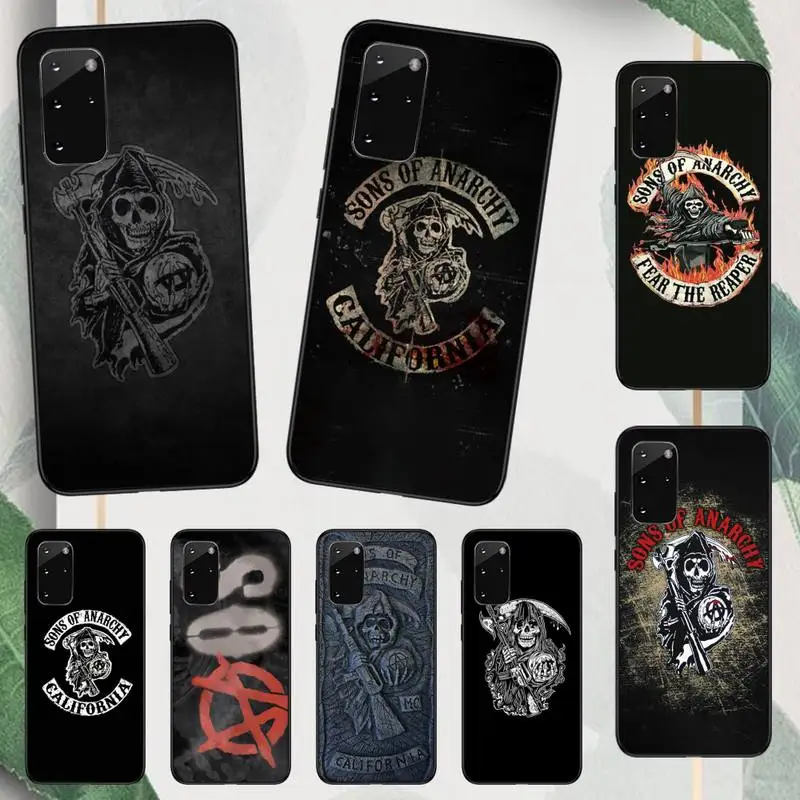 

Sons of anarchy TV series Phone Case For Samsung galaxy A S note 10 7 8 9 20 30 31 40 50 51 70 71 21 s ultra plus