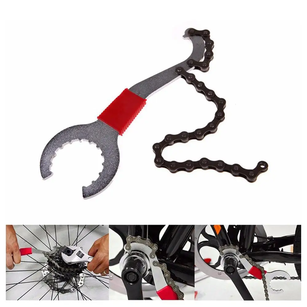 Набор инструментов для ремонта велосипедных колес кнут на цепочке инструмент