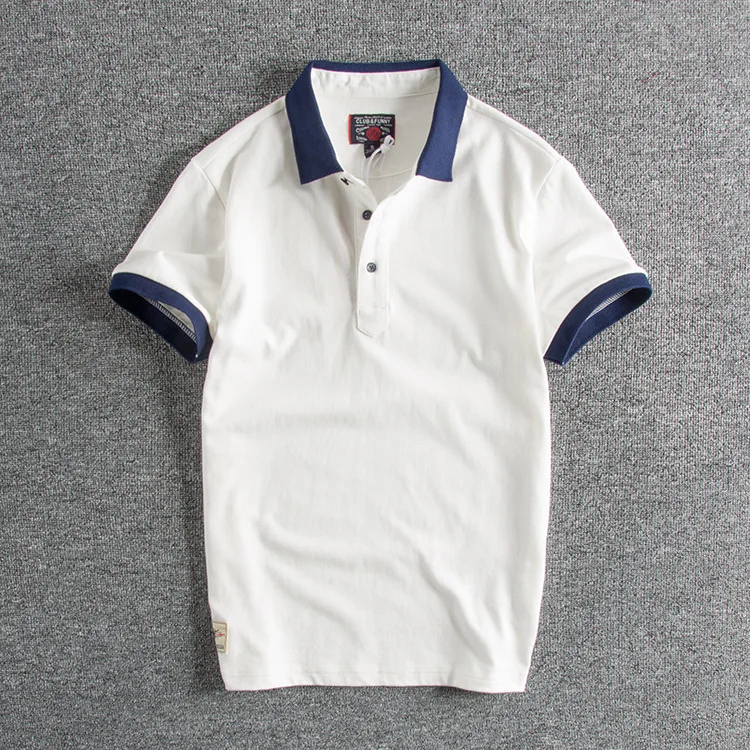 Мужская деловая рубашка поло в британском стиле | одежда