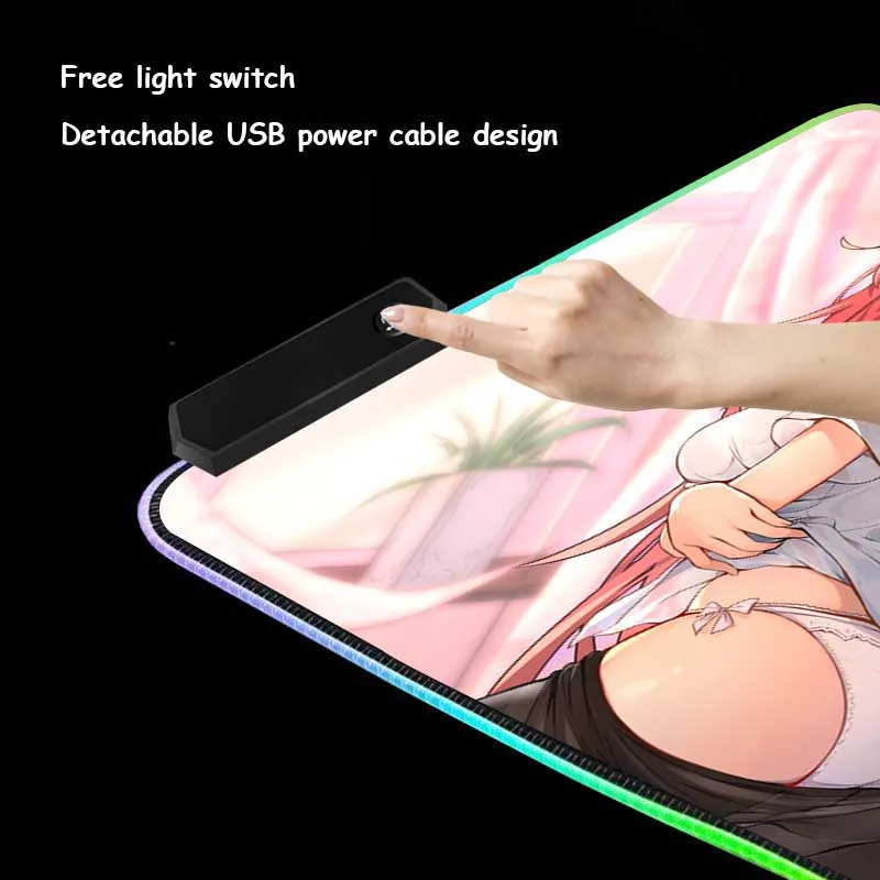XGZ Custom большой RGB игровой коврик для мыши прецизионный черный край блокировки