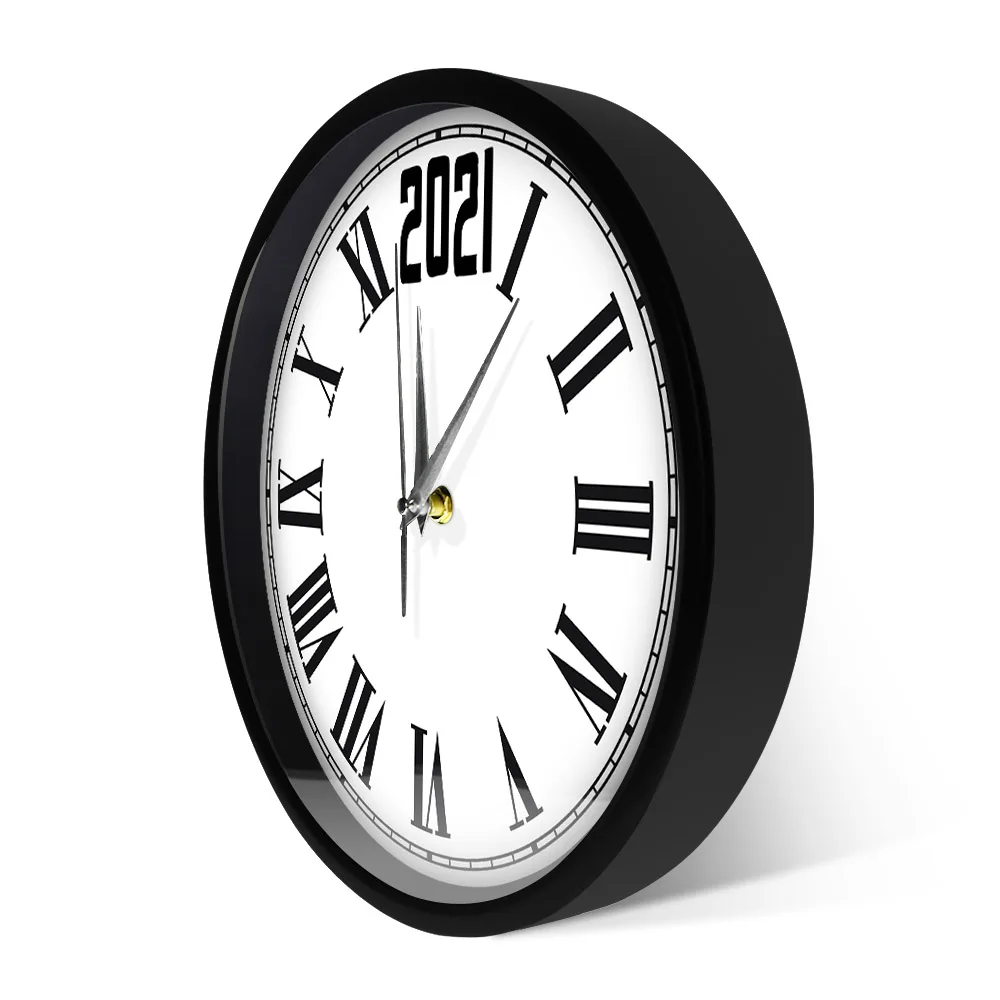 Настенные часы украшение для дома с активацией звуком Светящиеся светодиодный