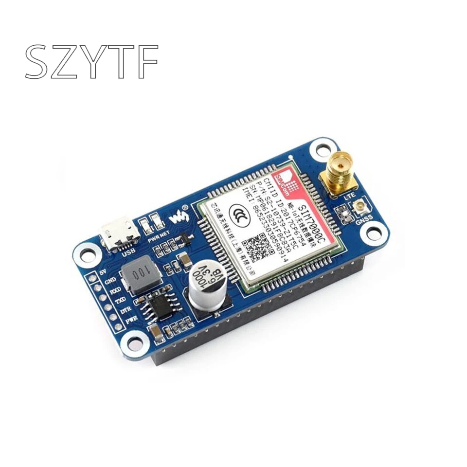 Плата расширения Raspberry Pi 3 B + SIM7000C NB-IoT/eMTC/EDGE/GPRS/GNSS 4G связи | Электронные компоненты и