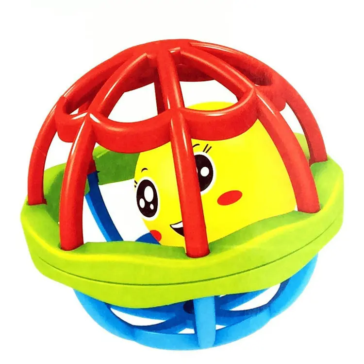 

sounding 2020 toy Baby Soft Rubber Ball Early Childhood Educational Toys Crawl A Bell Infant Playing Type Plastic Sounding 2020