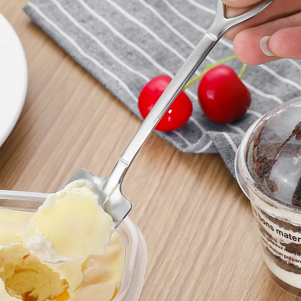 1 ПК креативный металлический Мороженое кофейная ложка-Лопатка форма в виде