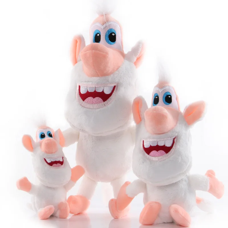 

Russian little white pig Cooper plush creative gift happy pig doll doll hair monster
