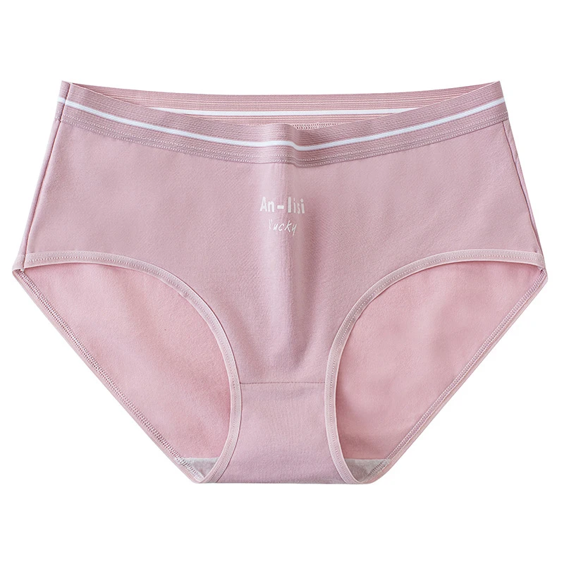 3 шт./компл. женское нижнее белье большого размера со средней талией однотонные