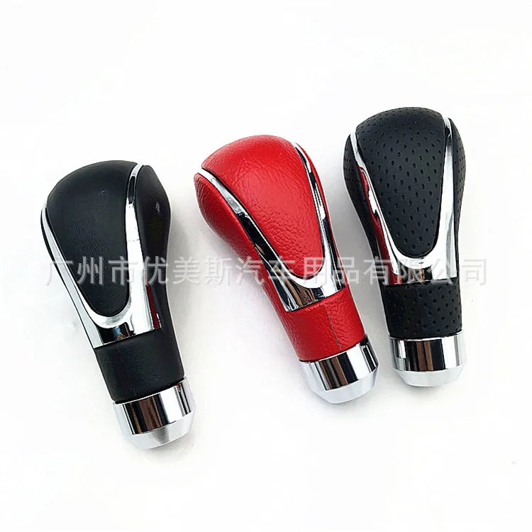 Универсальная ручная кожаная ручка переключения передач для BMW Ford Passat Honda Audi Toyota