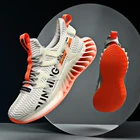 Мужские кроссовки для бега, модная дышащая Спортивная обувь для улицы, летняя сетчатая обувь для бега, большие размеры