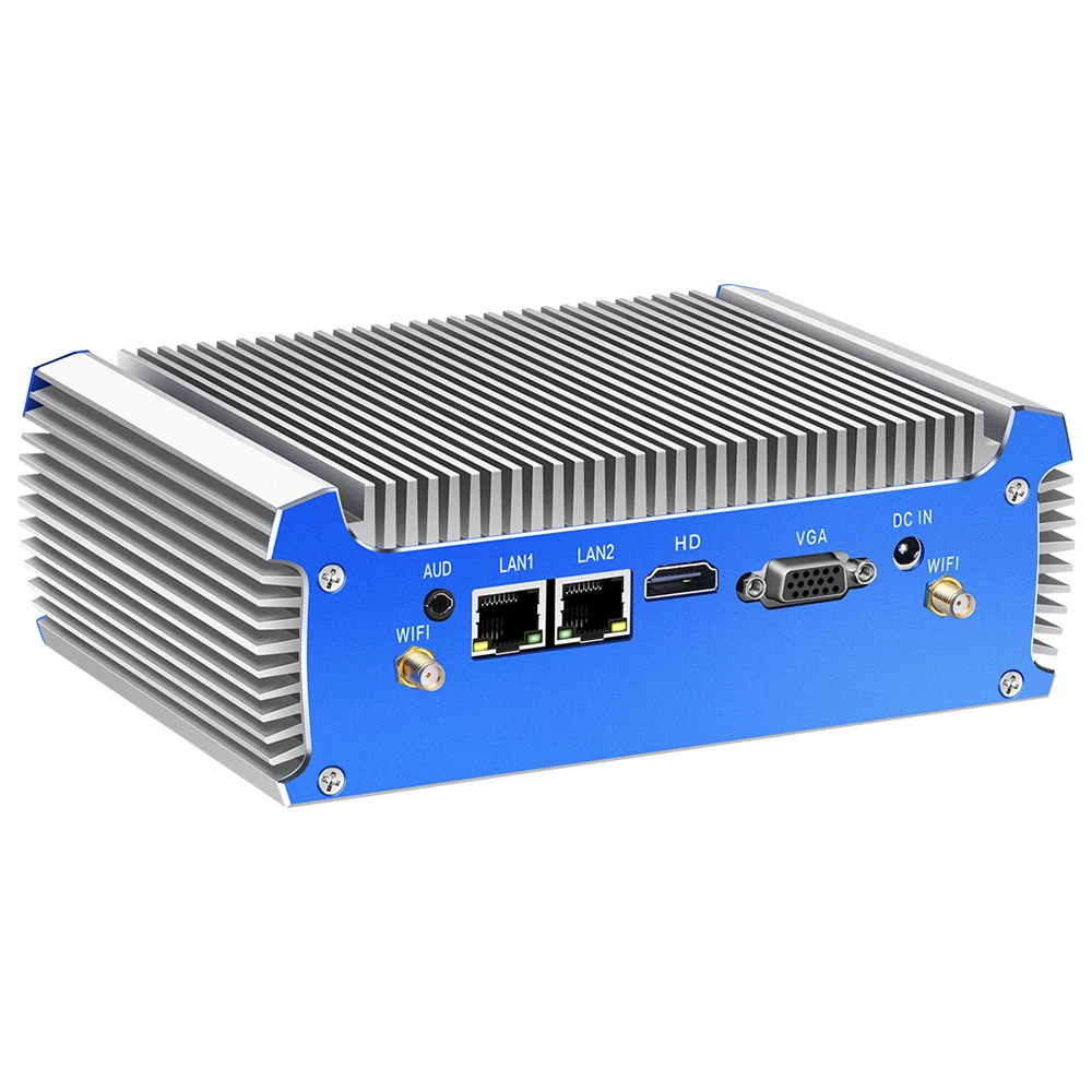 Мини-ПК XCY Intel Core i7-4500U 2x RS-232 последовательных порта два гигабитных Ethernet Wi-Fi