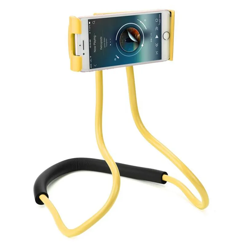 New Universal Lazy Bracket Phone Selfie Holder Snake-like Neck Bed Mount Anti-skid 360 Degree Rotation Flexible Stand New