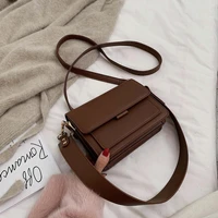 2021 new mini womens shoulder bag handbag pu leather flap bags ladies simple crossbody bag