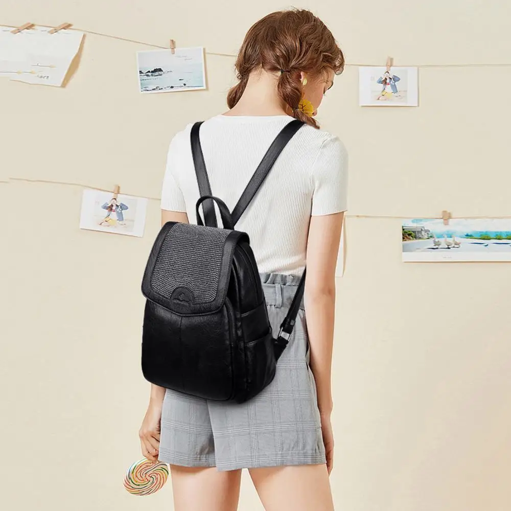 Женский рюкзак высокого качества для отдыха из овечьей кожи Mochila Mother винтажные