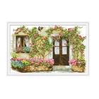 Joy Sunday красивый цветок розы растворимый Печатный Набор для вышивки крестом рукоделие DIY 14CT вышивка крестиком узоры водорастворимый холст