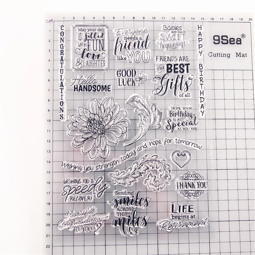 15.5x21cm Romantic curly leaf Transparent Clear Stamps Silicone Seals Roller Stamp DIY scrapbooking photo album/Card Making | Дом и сад