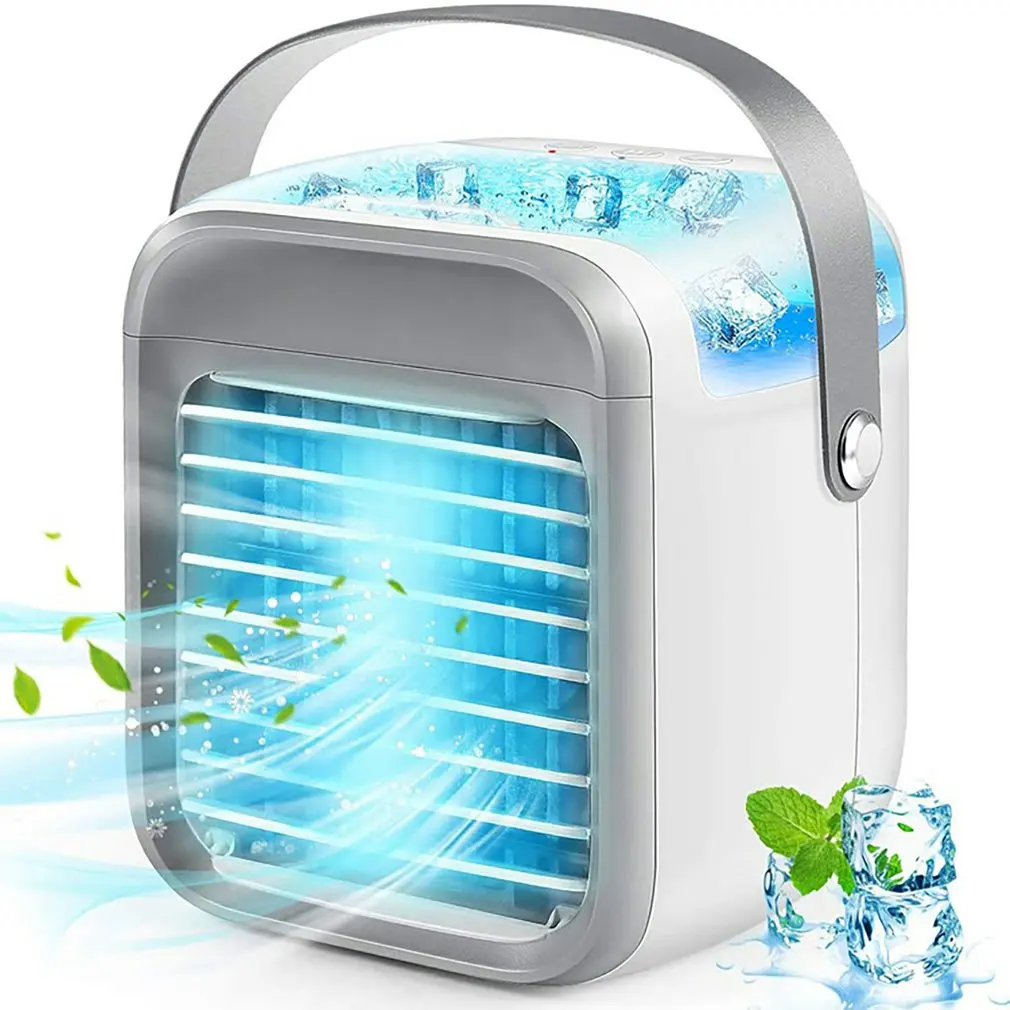 

Portable Air Conditioner Rechargeable Evaporative Air Conditioner Fan With 3 Speeds Air Cooler With Handle For Home Office