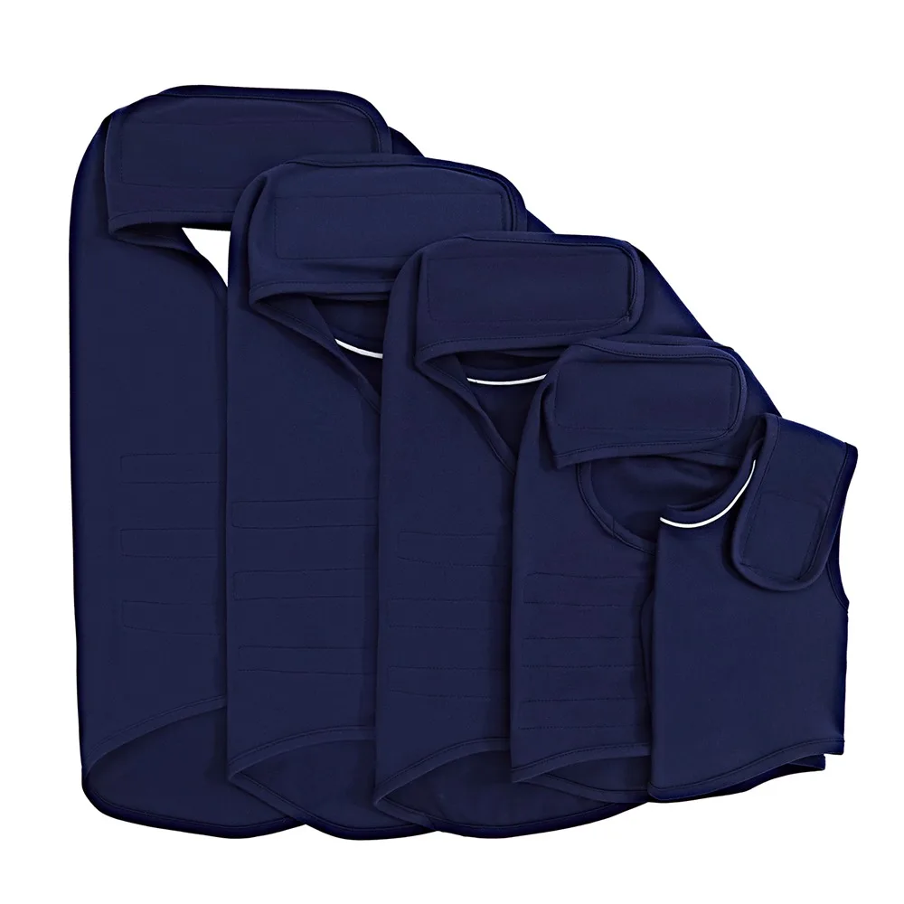Navy Blue XS-XL жилет для собак, тревожный жилет для домашних животных, жилет для маленьких, средних и больших собак, жилет для кошек, рубашка для собак, товары для домашних животных - Цвет: Navy Blue