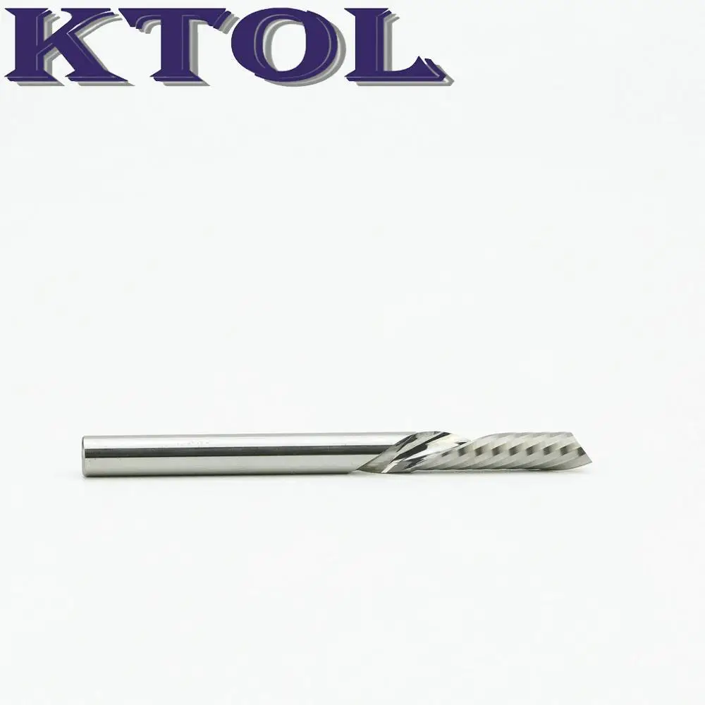 Фреза для резки 4*17 мм 1 флейта левосторонняя резьба фрезы импортные карбидные