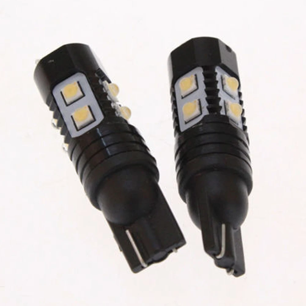 2x T10 LED Canbus Без ошибок 12V 6000K Автомобиль CREE Светодиодные лампочки зазор клиновидный поворот