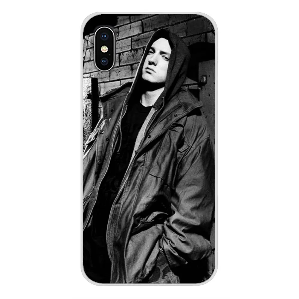 Silicone Skin Case For Xiaomi Mi4 Mi5 Mi5S Mi6 Mi A1 A2 5X 6X 8 9 Lite SE Pro Max Mix 2 3 2S Male Celebrity Hot Singer Eminem | Мобильные