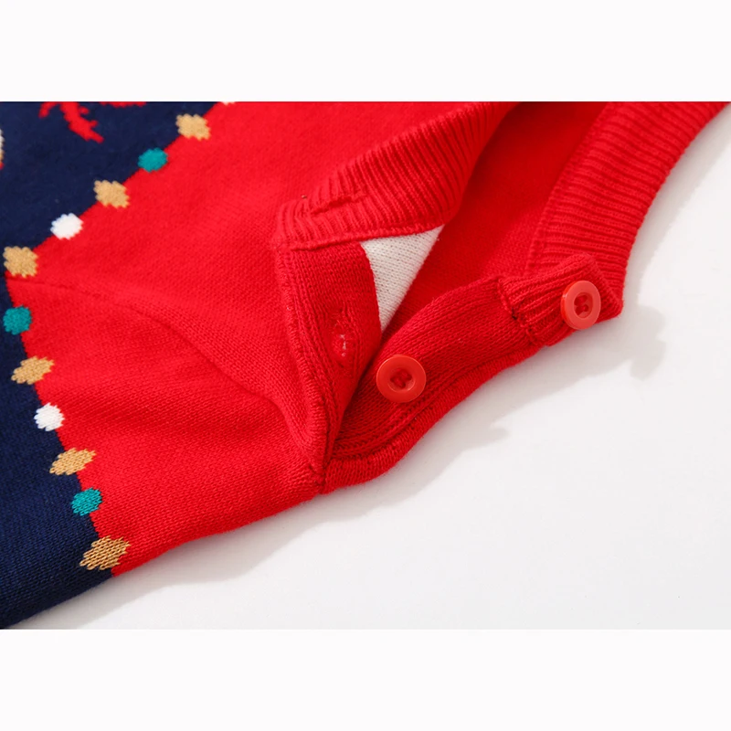 Su&eacute;ter de algod&oacute;n para ni&ntilde;os de 1 a 7 a&ntilde;os, jersey rojo de Navidad para ni&ntilde;as y ni&ntilde;os, Tops de punto, ropa de Pap&aacute; Noel para ni&ntilde;os peque&ntilde;os, ropa de ciervo-3