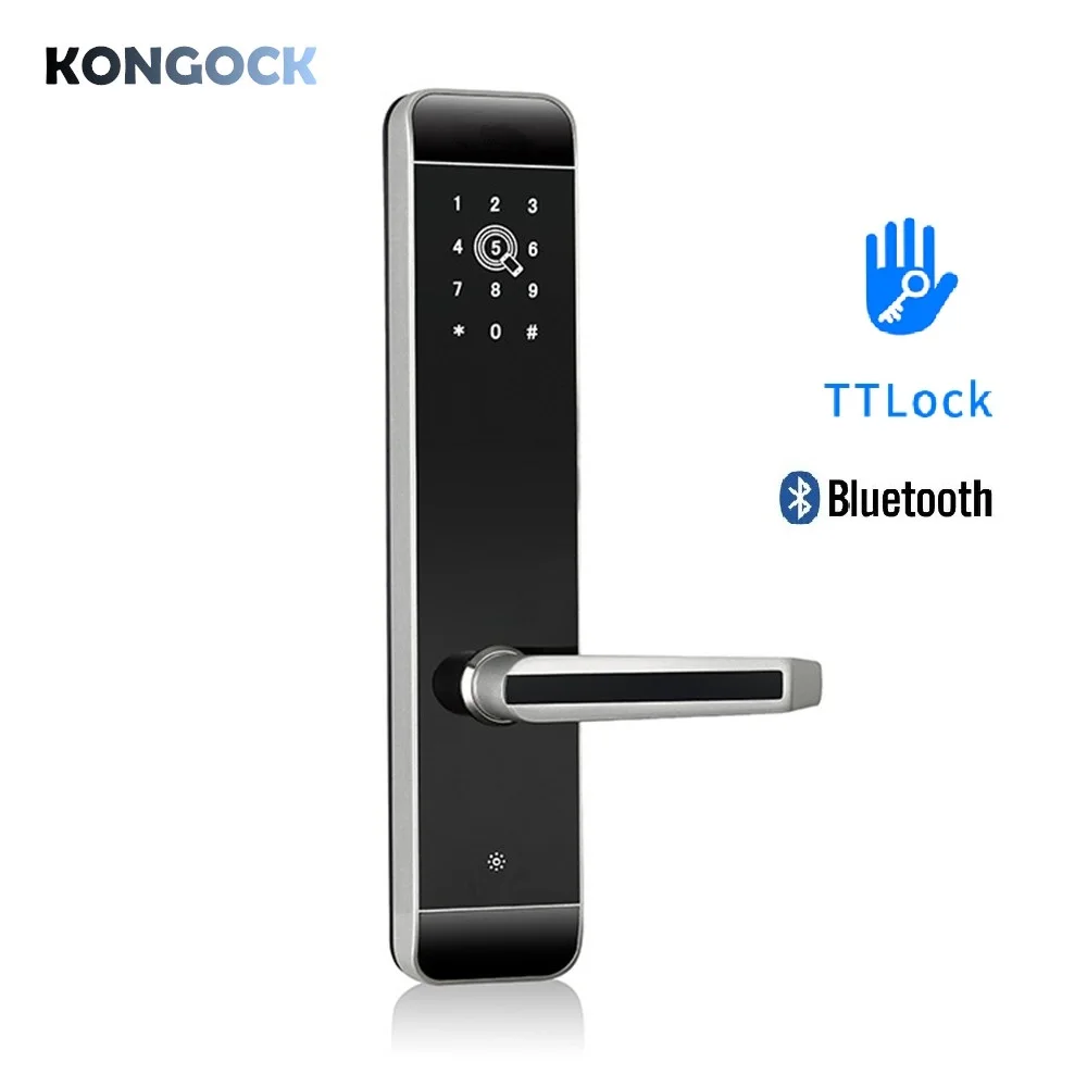 

Интеллектуальный цифровой дверной замок TTlock с Bluetooth, электронный ключ дистанционного управления с паролем для дома, отеля, квартиры, airbnb