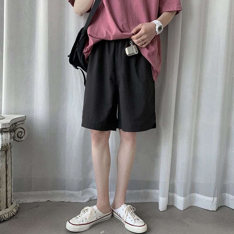 2020 Men Colorful Summer Casual Shorts Men's Oversize Harajuku Shorts Male Hip Hop Korean Knee Length Shorts 2XL