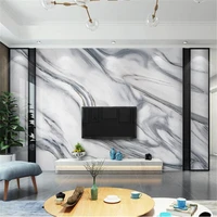 milofi custom 3d large wallpaper mural jazz white senior gray marble pattern background wall