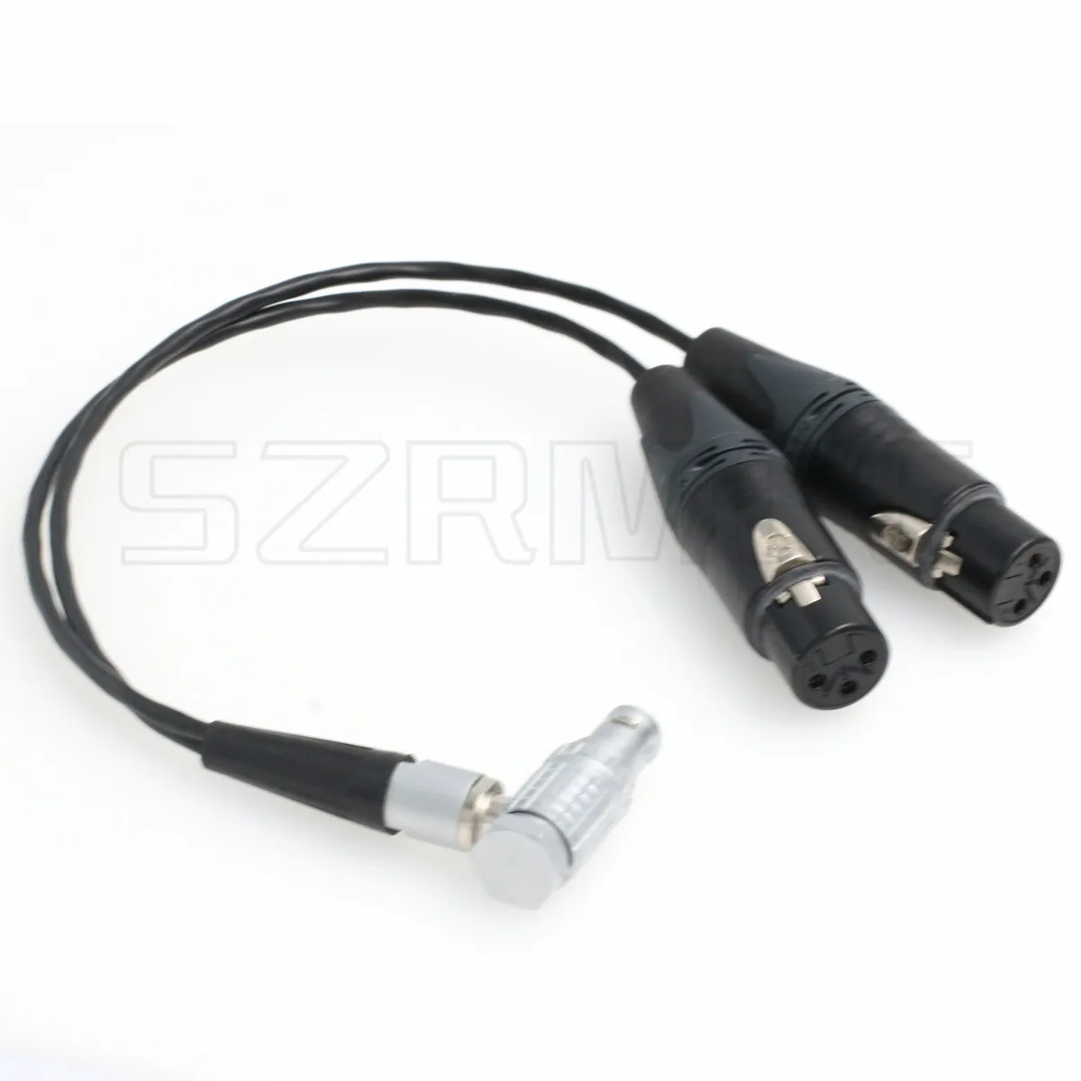 Mic Аудио коммутационная Вход кабель под прямым углом 10 контактный разъем для Dual XLR