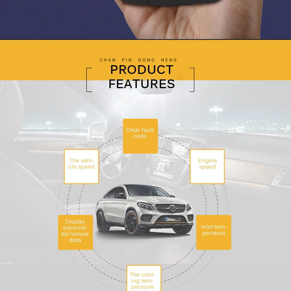 

New Multifunctional OBD Car Diagnostic Tool Accurate Car Reader Engine Scanner Error Reading Tool Car Trunk Fault Code Reader