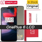 100% Оригинальный 6,28 дюймовый AMOLED дисплей с рамкой для OnePlus 6 1 + 6 A6000 A6003 ЖК-дисплей сенсорный экран дигитайзер Запасные части