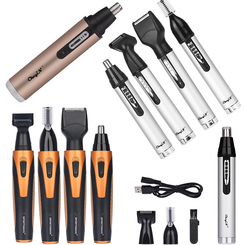 

Electric Nose Hair Trimmer Clipper for Men Shaver USB Rechargeable Ear Eyebrow Beard Sideburns Hair Remover Razor Safe Face Care