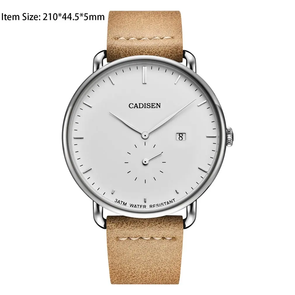 Multi-functional Watch For Men Luminous Waterproof Quartz Watches C2037 Cadisen Watches For Best Presents Men Business Watch