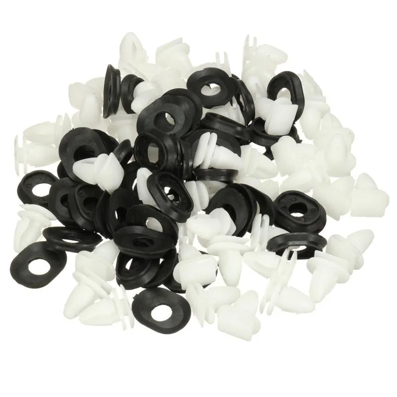

Set Moulding Clip 50Pcs Plastic 17mm Kit For Fiat Ducato Trim Replacement