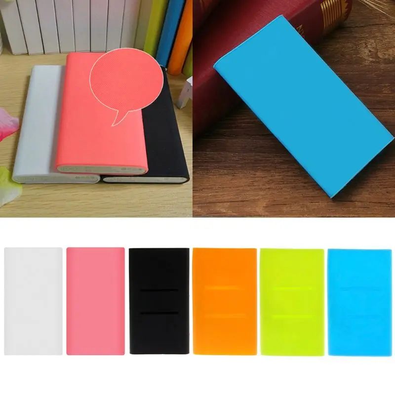 Силиконовый защитный чехол 13*7,5 см для Xiaomi power Bank 2 10000mAh
