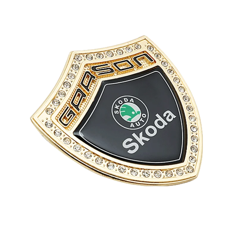 Lsrtw2017 металлическое декоративное для кузова автомобиля логотип знак для Skoda Kodiaq Karoq интерьерные молдинги аксессуары декоративные