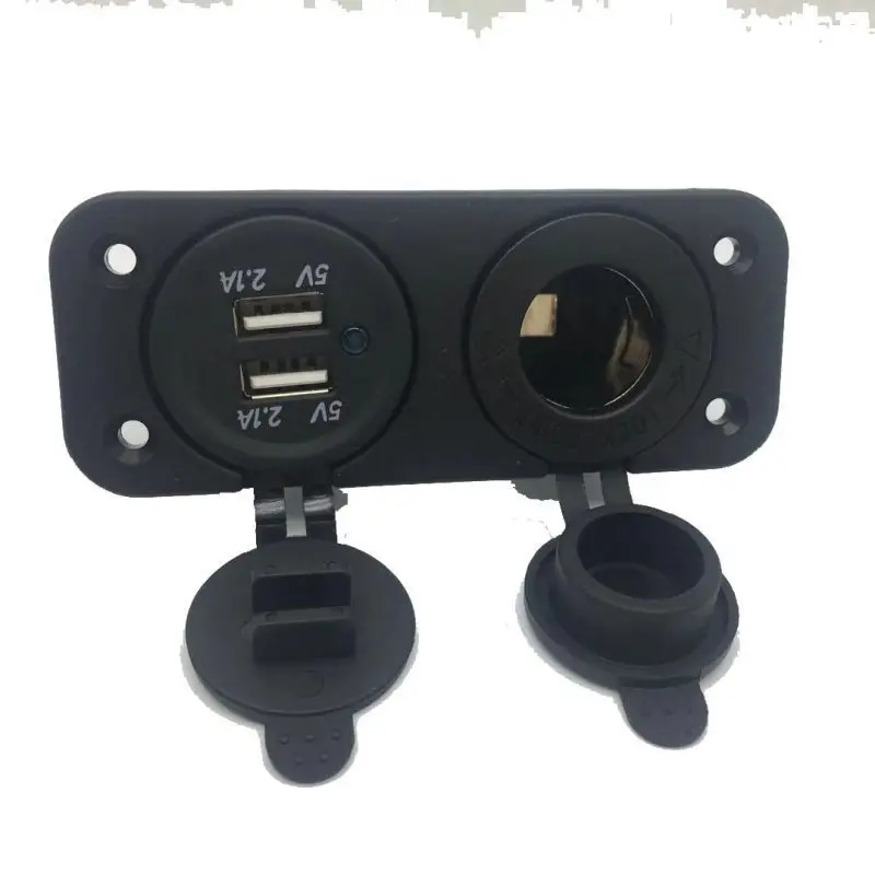 Двойная 4.2A USB розетка для автомобильного прикуривателя Разветвитель зарядное