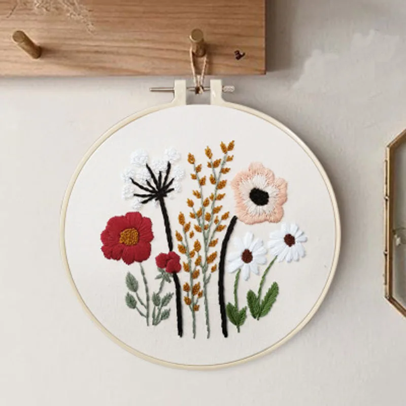 

embroidery embroidery stitch seeds to plant wood hoops wood embroidery hoop embroidery frame craft kit