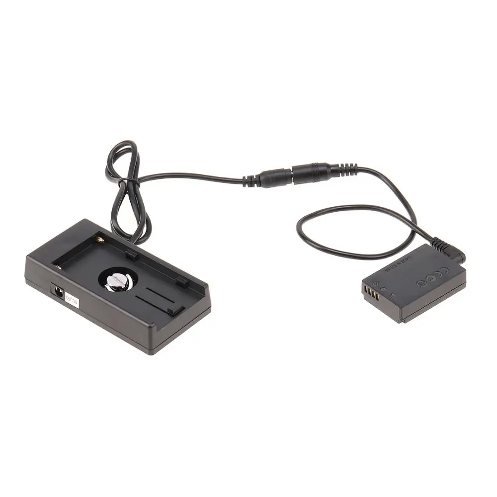 LP-E12 адаптер для фиктивного аккумулятора + пластина F970 Canon EOS M M2 M10 M50 M100 M200 |