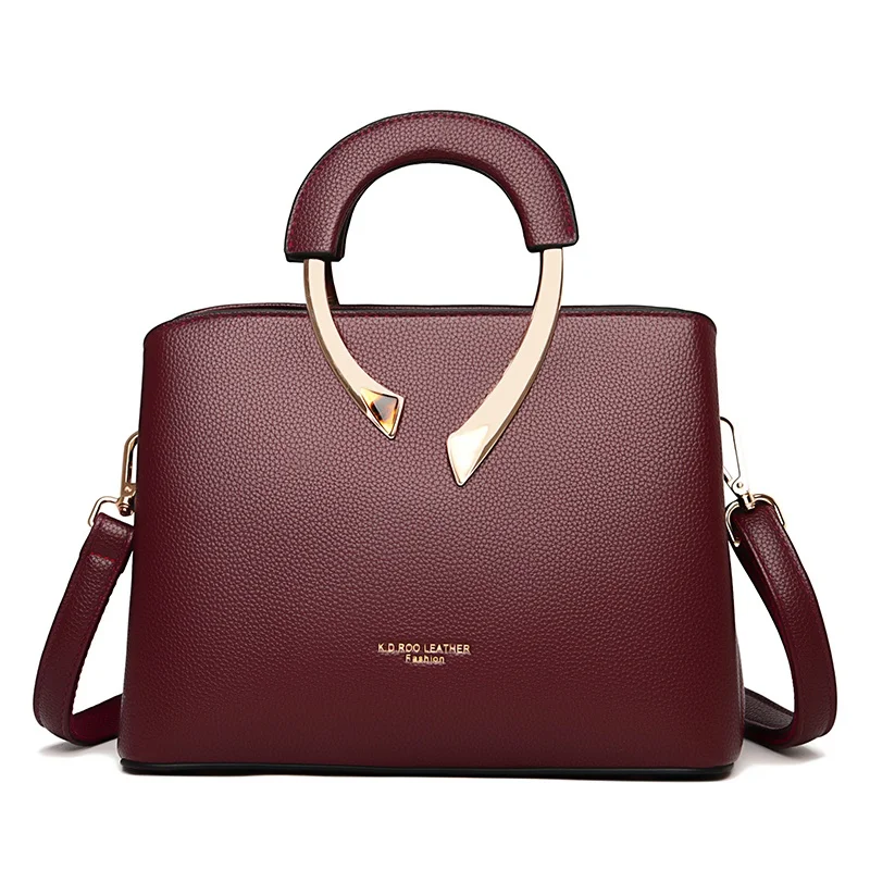 

High Quality Leather Casual Crossbody Shoulder Bags for Women 2021 New Luxury Purses And Handbags Women Bags Designer Totes Sac