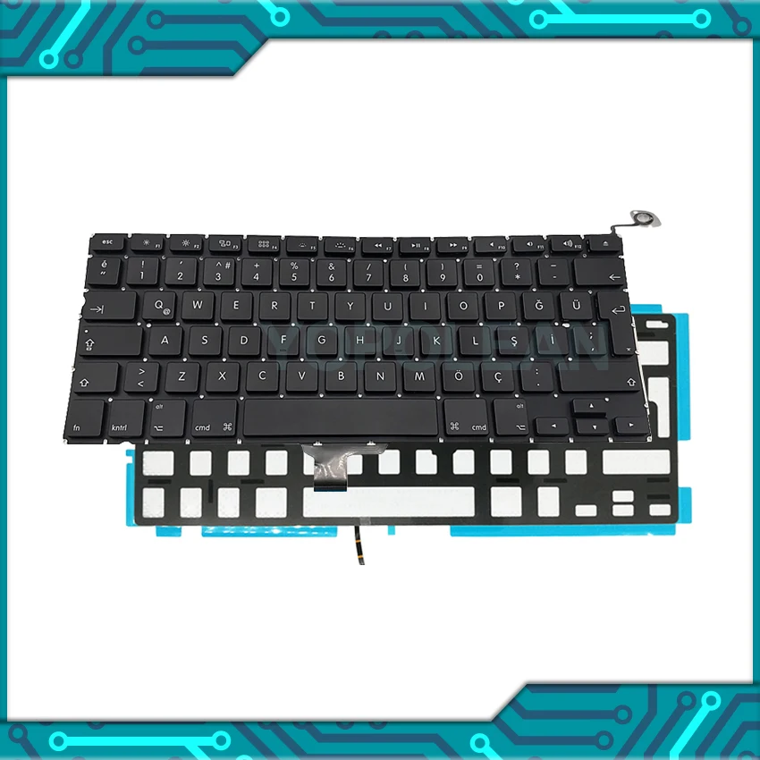 Клавиатура Турецкая с подсветкой для Macbook Pro 13 дюймов A1278 2009 2010 2011 2012|Клавиатуры