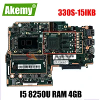 akemy for lenovo 330s 15ikb notebook motherboard cpu i5 8250u ram 4gb ddr4 tested 100 working new product