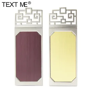 USB-флеш-накопитель TEXT ME объемом 64 ГБ, USB 2,0, металлический флеш-накопитель объемом 32 ГБ, 16 ГБ, 8 ГБ, 4 Гб, USB-флешка